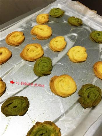 日本青汁曲奇饼干 健康好味道的做法步骤16