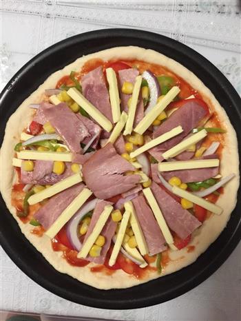 培根披萨的做法图解7