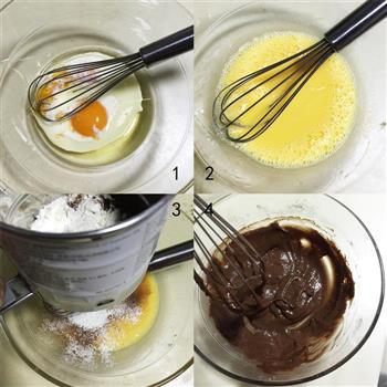 芒果巧克力裸蛋糕的做法步骤2