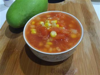 番茄土豆玉米浓汤的做法图解4