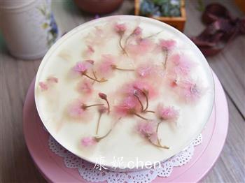 樱花红丝绒芝士蛋糕的做法图解28