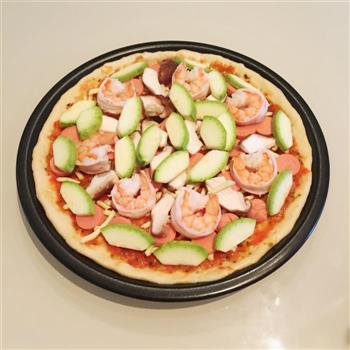 大虾披萨的做法图解9