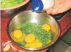 韭菜煎蛋的做法图解4