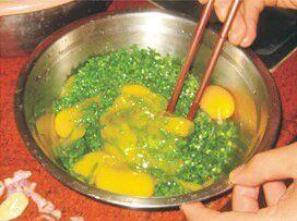 韭菜煎蛋的做法步骤6