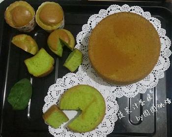 详细步骤的8寸菠菜汁戚风蛋糕制作过程的做法图解15