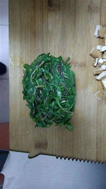 马兰头拌豆干杏鲍菇的做法步骤2