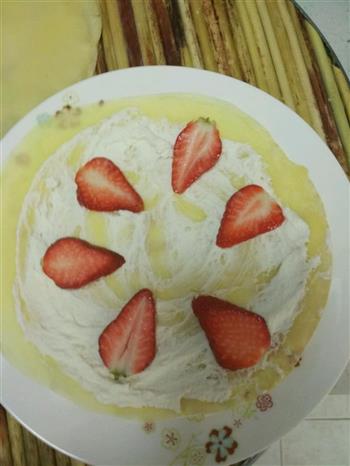 草莓千层蛋糕的做法步骤11