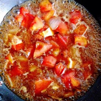 一个人的早餐-西红柿煎蛋面的做法步骤3