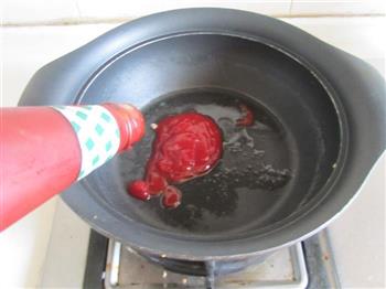 水果入菜-茄汁火龙果鸡丸的做法步骤6