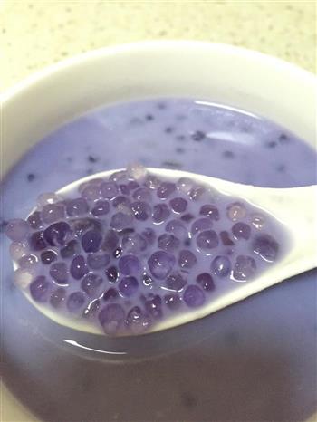 紫薯椰奶西米露的做法图解3