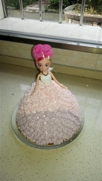 芭比娃娃蛋糕的做法步骤5