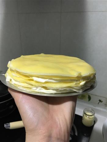 榴莲千层蛋糕的做法步骤10