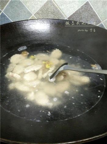 豌豆尖圆子汤的做法图解4