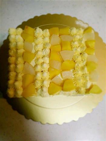 香草蛋黄奶霜生日蛋糕的做法图解15