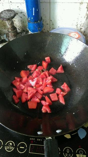番茄青瓜火腿鸡蛋炒饭的做法步骤5