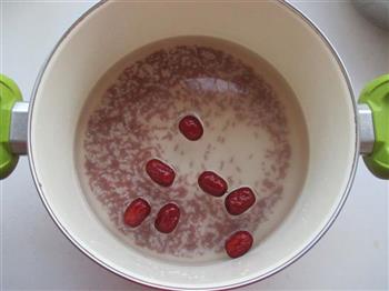 豆浆红糙米山药粥的做法步骤8