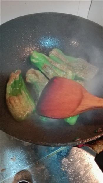 青椒酿肉的做法步骤7