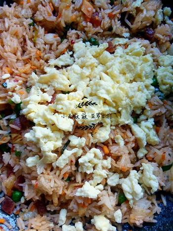韩式泡菜炒饭的做法步骤12