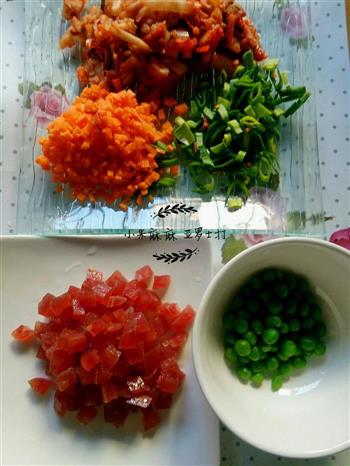 韩式泡菜炒饭的做法步骤6