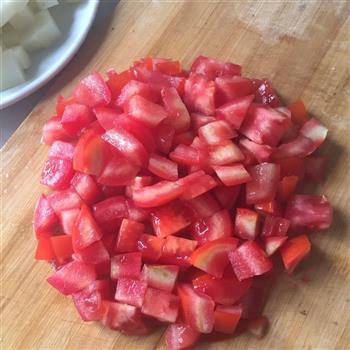 土豆西红柿面的做法步骤3