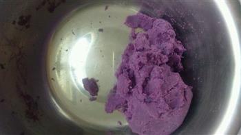 紫薯花样馒头的做法图解2
