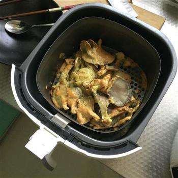 少油版炸蘑菇-空气炸锅的做法步骤4