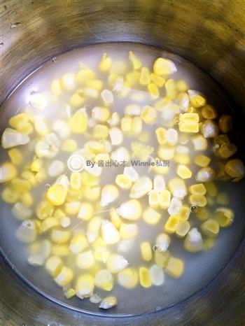 椰香玉米南瓜浓汤的做法步骤2