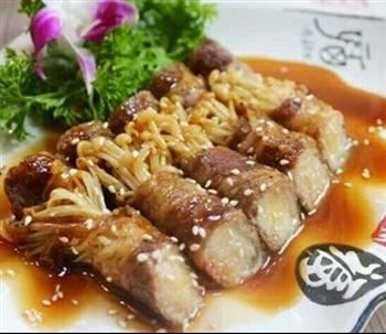 日式金针菇牛肉卷的做法步骤5