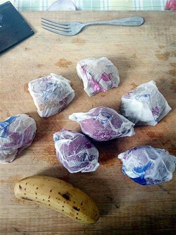 微波炉烤紫薯，土豆的做法步骤3