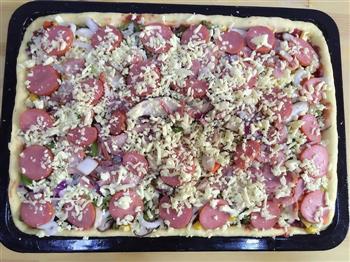 披萨自制饼皮，自制披萨酱的做法图解6