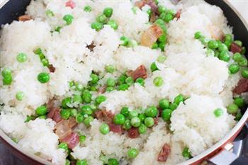 午餐-豌豆糯米饭的做法步骤7