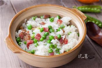 午餐-豌豆糯米饭的做法步骤8
