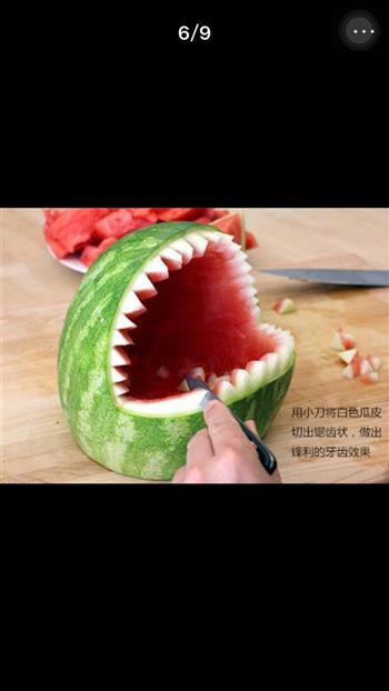 水果沙拉鲨鱼版的做法图解7