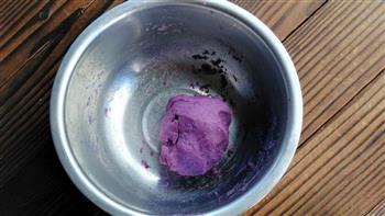 紫薯椰蓉球的做法图解2