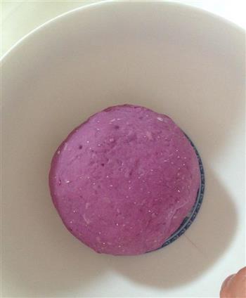 花开紫薯馒头的做法图解2
