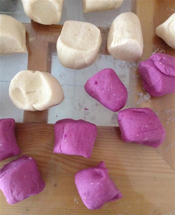 花开紫薯馒头的做法图解6
