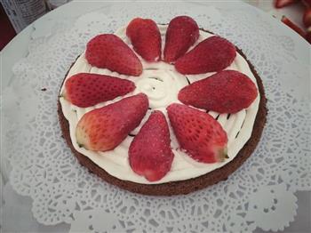 6寸草莓裸蛋糕的做法步骤8