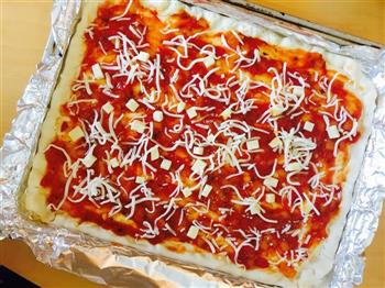 培根菌菇披萨Pizza的做法图解8