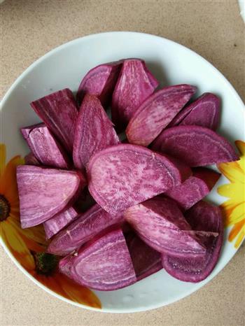 紫薯粉蒸肉的做法图解3