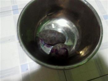 油炸紫薯酸奶的做法步骤1
