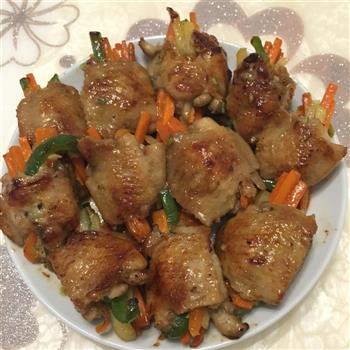 美味鸡翅蔬菜酿的做法步骤8