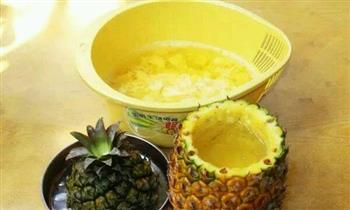 健康养颜菠萝饭的做法步骤4