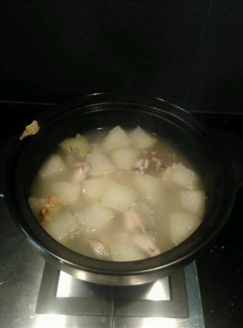 田鸡瘦肉薏米冬瓜汤的做法步骤8