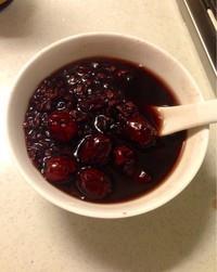 黑糯米红枣红糖补血养胃甜粥的做法步骤4
