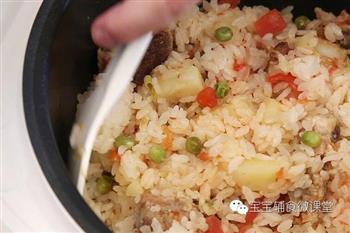 宝宝辅食微课堂  土豆排骨焖饭的做法步骤17