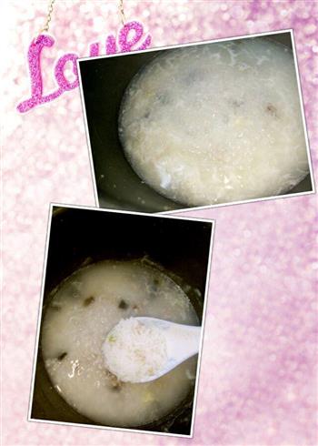 高压锅版皮蛋瘦肉粥的做法步骤3