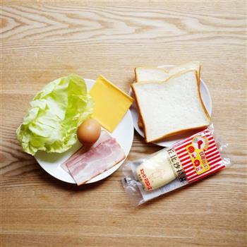 丘比沙拉酱-沼夫三明治的做法图解1
