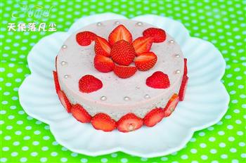 草莓慕斯蛋糕的做法步骤21