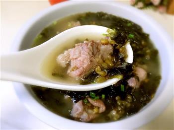 绿豆紫菜排骨汤的做法步骤7