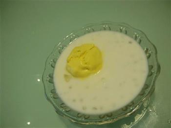芒果冰激凌牛奶西米露的做法图解3